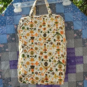Vintage 1960s Printed Canvas Bag